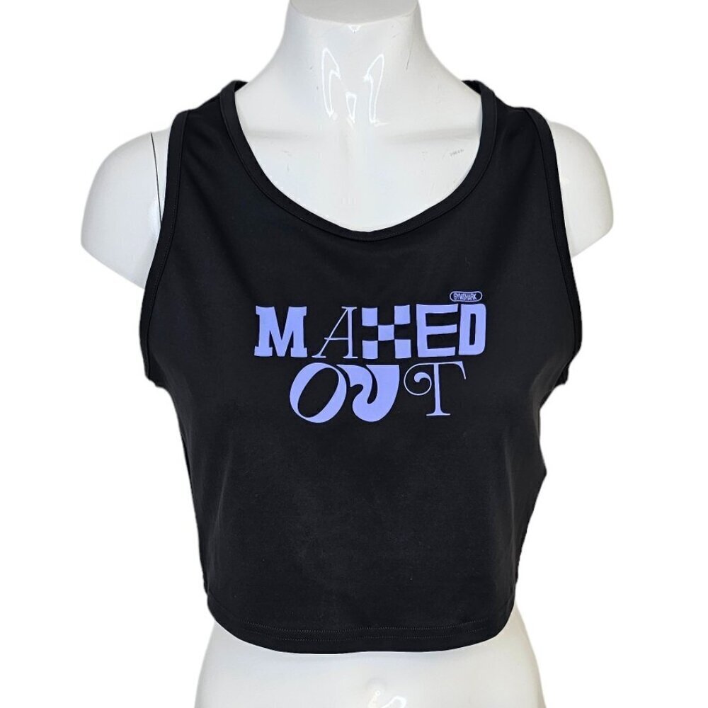 Gymshark  Womens Maxed Out Crop Tank Size Medium Sleeveless Active Top